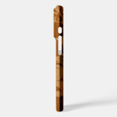 Keokea Beach Hibiscus Faux Wood Surfboard Case-Mate iPhone Case (Achterkant / Links)