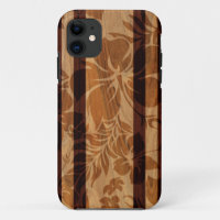 Keokea Beach Nep houten Surfboard iPhone 5 Hoesjes