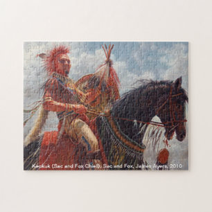 Keokuk, Sac en Fox Native American Chief Legpuzzel
