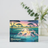 Keoladeo Nationaal Park India Briefkaart (Staand voorkant)