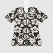 Keoni Hawaiian Monstera Leaf Damask Aloha Shirt Ornament (voorkant)
