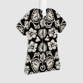 Keoni Hawaiian Monstera Leaf Damask Aloha Shirt Ornament (voorkant)
