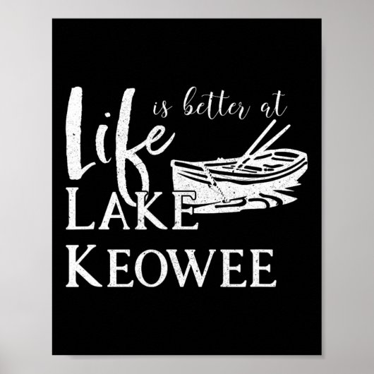 Keowee-meer  poster (Voorkant)