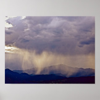 KEP_20050909 Rain storm langs de voorkant Poster