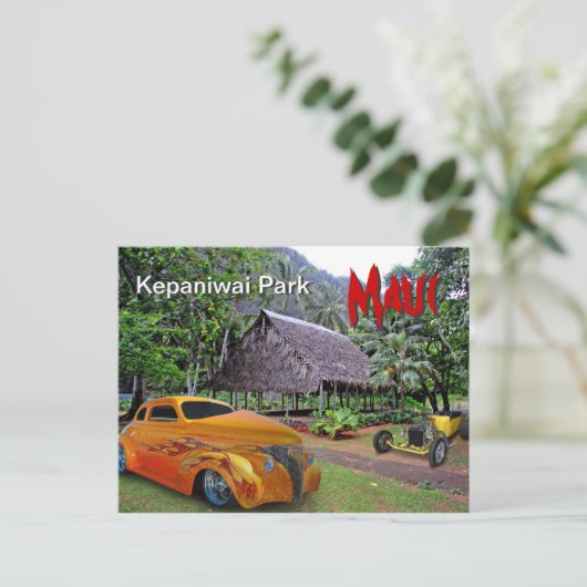 Kepaniwai Park Maui Briefkaart (Staand voorkant)