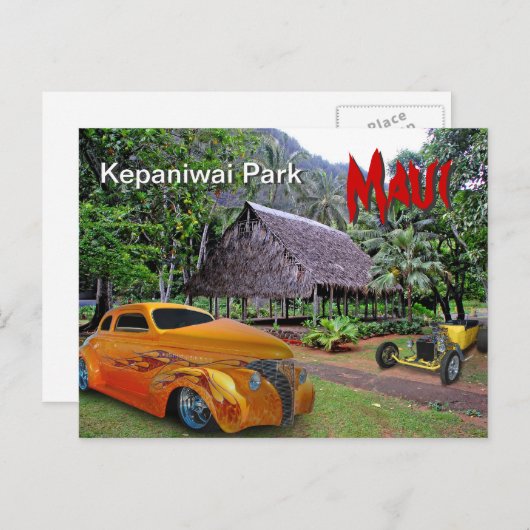 Kepaniwai Park Maui Briefkaart (Voorkant / Achterkant)