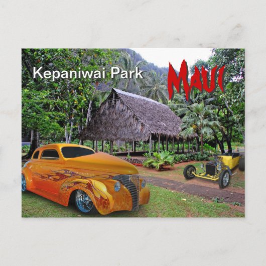 Kepaniwai Park Maui Briefkaart (Voorkant)