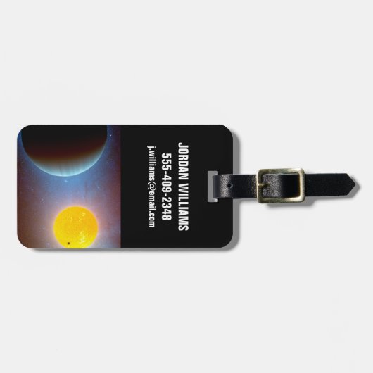 Kepler-10 sterrenstelsel. bagagelabel (Voorkant horizontaal)