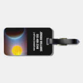 Kepler-10 sterrenstelsel. bagagelabel (Achterkant horizontaal)