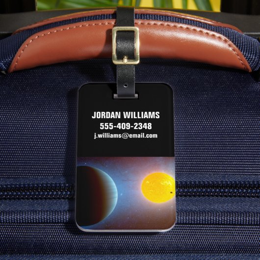 Kepler-10 Sterrensysteem. Bagagelabel (Voorkant Insitu 2)