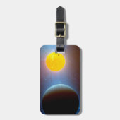 Kepler-10 Sterrensysteem. Bagagelabel (Voorkant verticaal)
