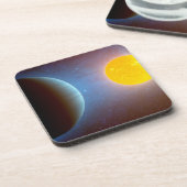 Kepler-10 Sterrensysteem. Bier Onderzetter (Linkerzijde)