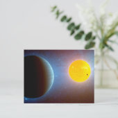 Kepler-10 Sterrensysteem. Briefkaart (Staand voorkant)