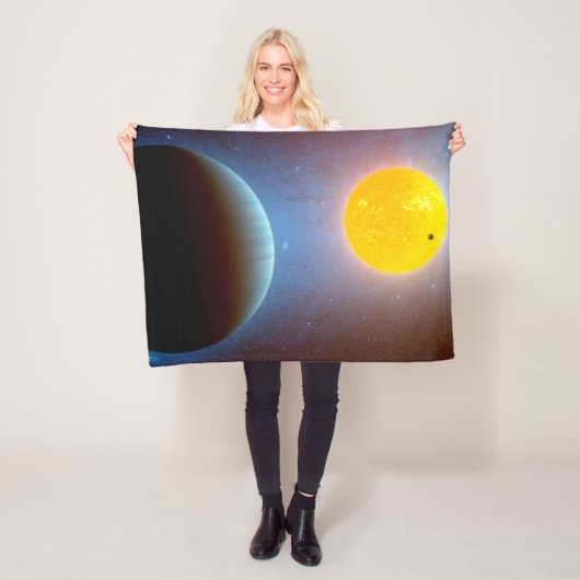 Kepler-10 Sterrensysteem. Fleece Deken (In situ)