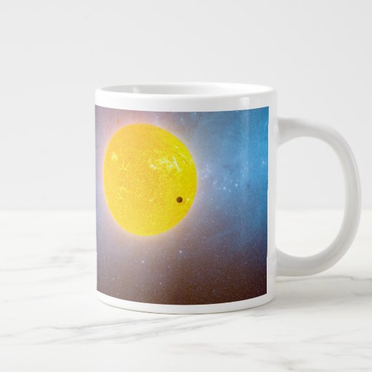 Kepler-10 Sterrensysteem. Grote Koffiekop (Rechts)