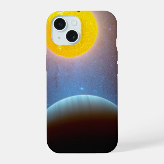 Kepler-10 Sterrensysteem. iPhone 15 Case (Achterkant)