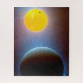 Kepler-10 Sterrensysteem. Legpuzzel (Verticaal)