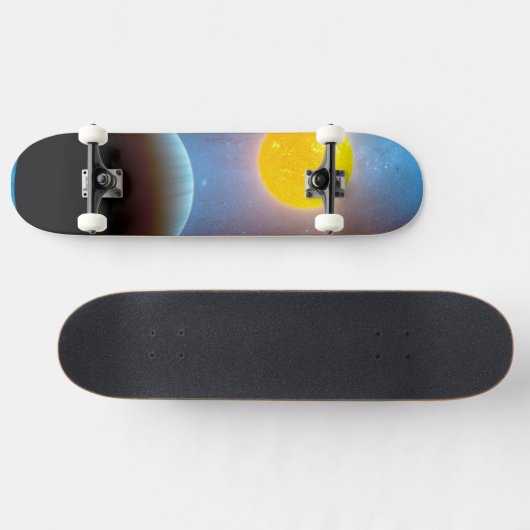 Kepler-10 Sterrensysteem. Persoonlijk Skateboard (Horizontaal)