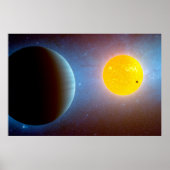 Kepler-10 Sterrensysteem. Poster (Voorkant)