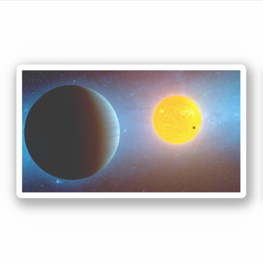 Kepler-10 Sterrensysteem. Sticker (Voorkant)