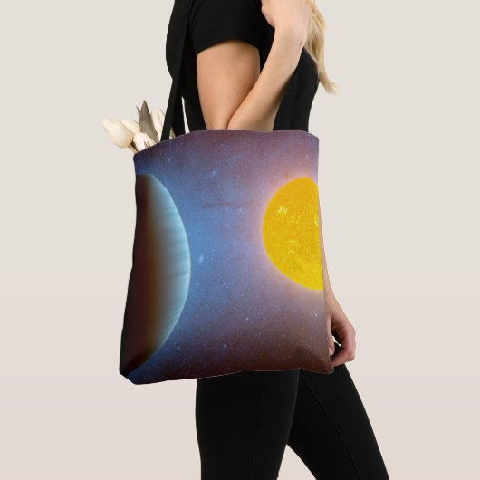 Kepler-10 Sterrensysteem. Tote Bag (Dichtbij)