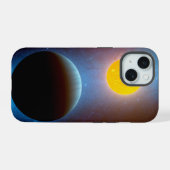 Kepler-10 stersysteem. iPhone 15 case (Achterkant horizontaal)