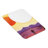 Kepler-16b: Binaire Zonsondergang Fijn Kunst Kunst Magneet (Rechterzijde)