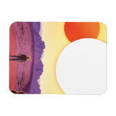Kepler-16b: Binaire Zonsondergang Fijn Kunst Kunst Magneet (Horizontaal)