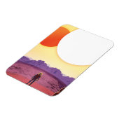 Kepler-16b: Binaire Zonsondergang Fijn Kunst Kunst Magneet (Linkerzijde)