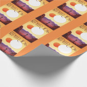 Kepler-16b: Binary Solar Sunset Fine Art Space Cadeaupapier (Hoek)