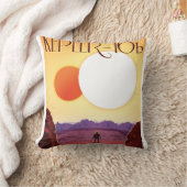 Kepler-16b: Binary Solar Sunset Fine Art Space Kussen (Deken)