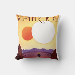 Kepler-16b: Binary Solar Sunset Fine Art Space Kussen