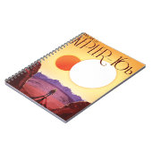 Kepler-16b: Binary Solar Sunset Fine Art Space Notitieboek (Linkerzijde)
