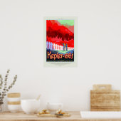 Kepler 16b, reisposter poster (Keuken)