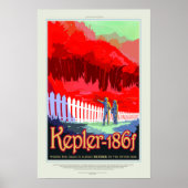 Kepler 16b, reisposter poster (Voorkant)