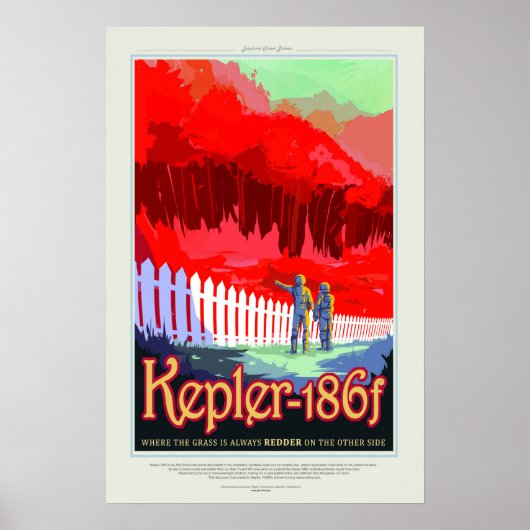 Kepler 16b, reisposter poster (Voorkant)