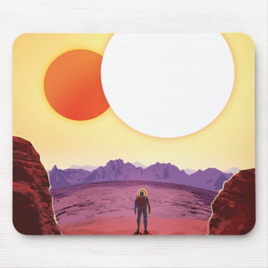 “Kepler-16b” – Visions of the Future Muismat (Voorkant)