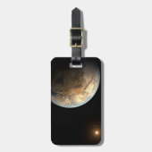 Kepler-186f draait om een verre ster. bagagelabel (Voorkant verticaal)