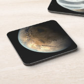 Kepler-186f draait om een verre ster. bier onderzetter (Linkerzijde)