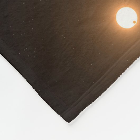Kepler-186f draait om een verre ster. fleece deken (Hoek)