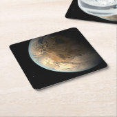 Kepler-186f draait om een verre ster. kartonnen onderzetters (Schuin)