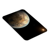 Kepler-186f draait om een verre ster. magneet (Rechterzijde)