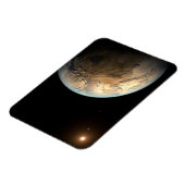Kepler-186f draait om een verre ster. magneet (Linkerzijde)