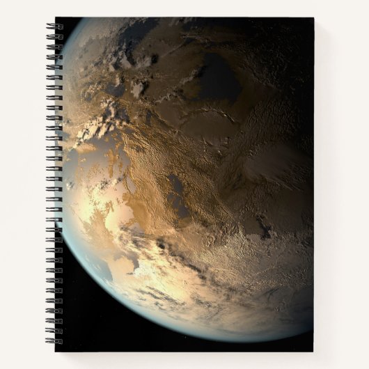 Kepler-186f draait om een verre ster. notitieboek (Voorkant)