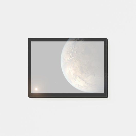 Kepler-186f draait om een verre ster. post-it® notes (Voorkant)