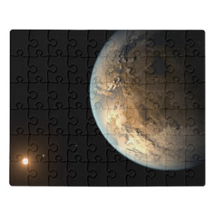 Kepler-186f draait om een verre ster. puzzel