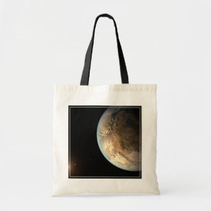 Kepler-186f draait om een verre ster. tote bag