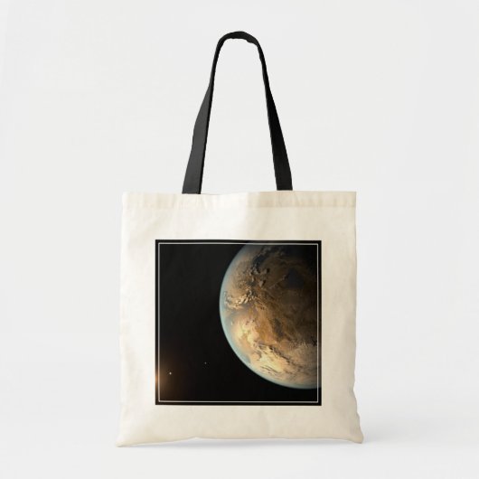 Kepler-186f draait om een verre ster. tote bag (Voorkant)