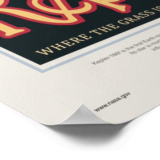 Kepler-186f Poster (Hoek)