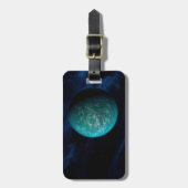 Kepler 22b, een exoplaneet. bagagelabel (Voorkant verticaal)